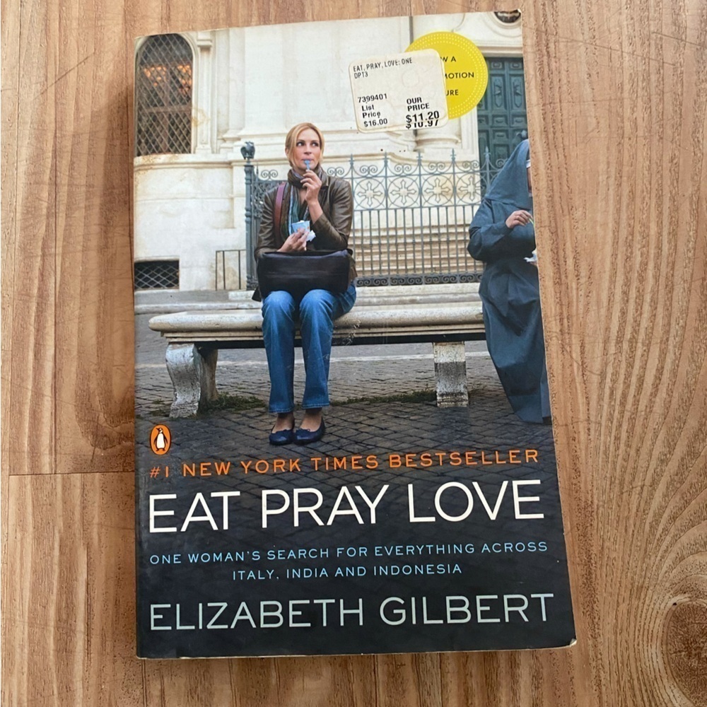 Eat Pray Love Elizabeth Gilbert Paperback ✅